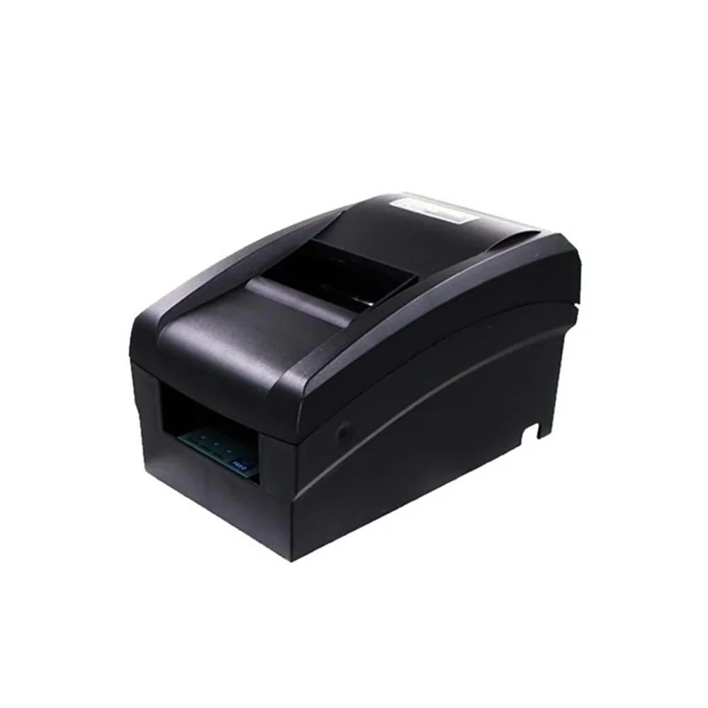 7645C impact printer right view showing interface ports