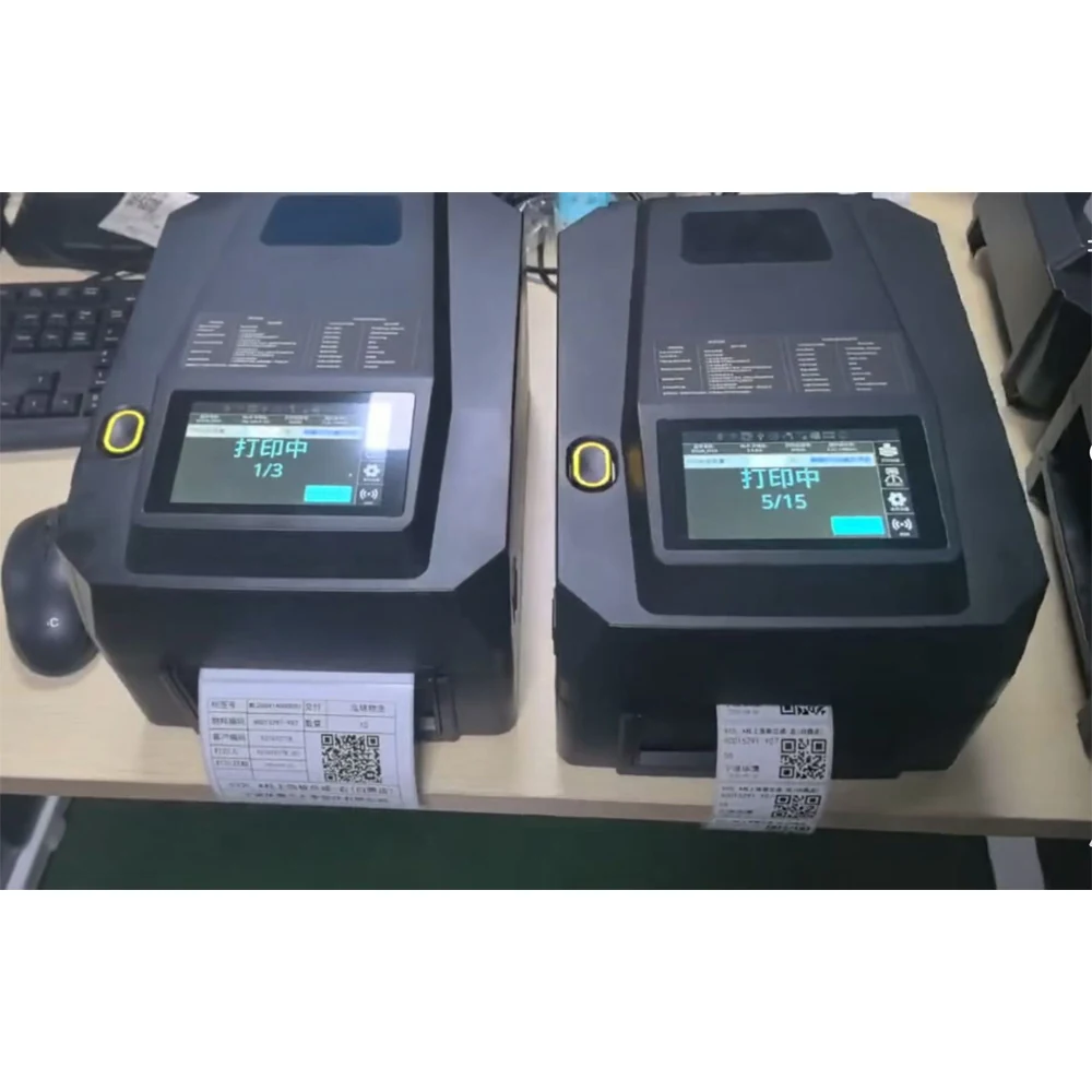 A600 resin sticker printers with optional 4.3 inch LCD touchscreen