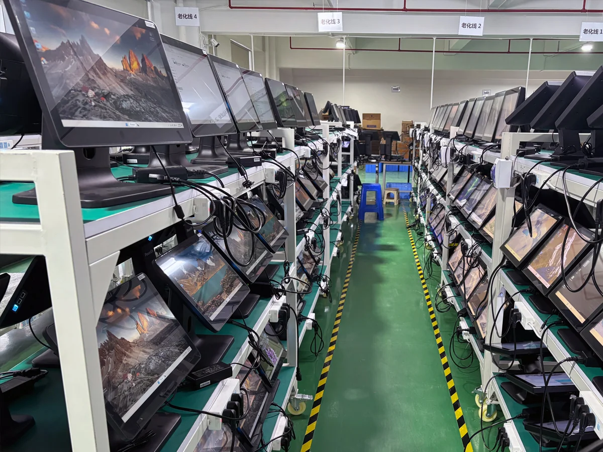 POS factory workshop and production line at CRSMT