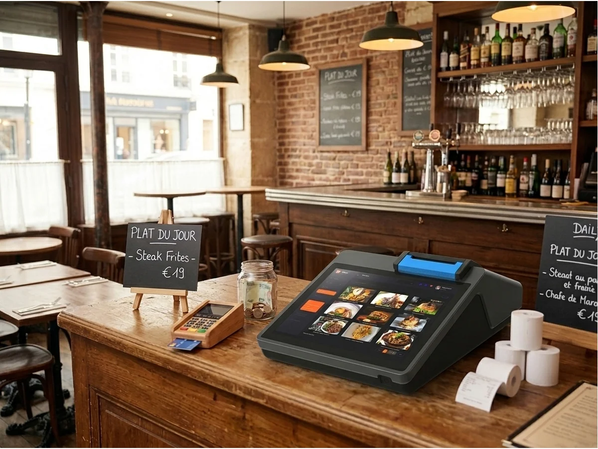 D1 Android terminal deployed in restaurant and cafe POS application scenarios