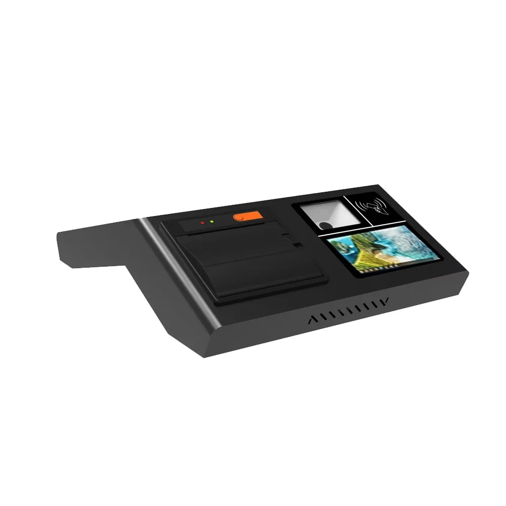 M2 cash register built-in 80mm thermal printer with auto cutter integrated design
