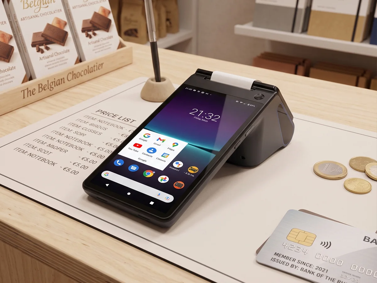 M8 Android Handheld POS Terminal: All-in-One Mobile POS with Built-in Printer