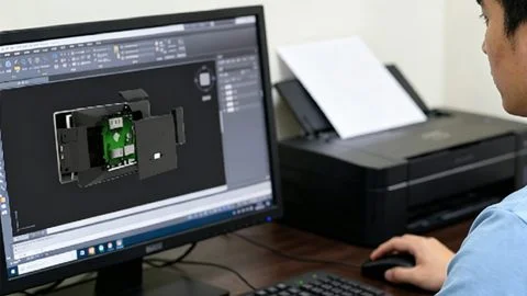 Cash register industrial and structural design at CRSMT