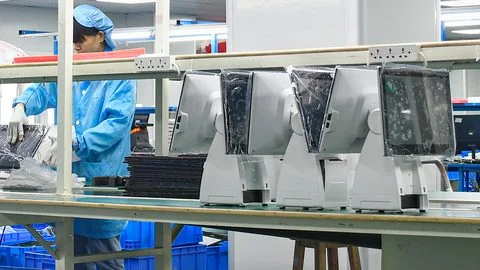Automated SMT production line at CRSMT factory