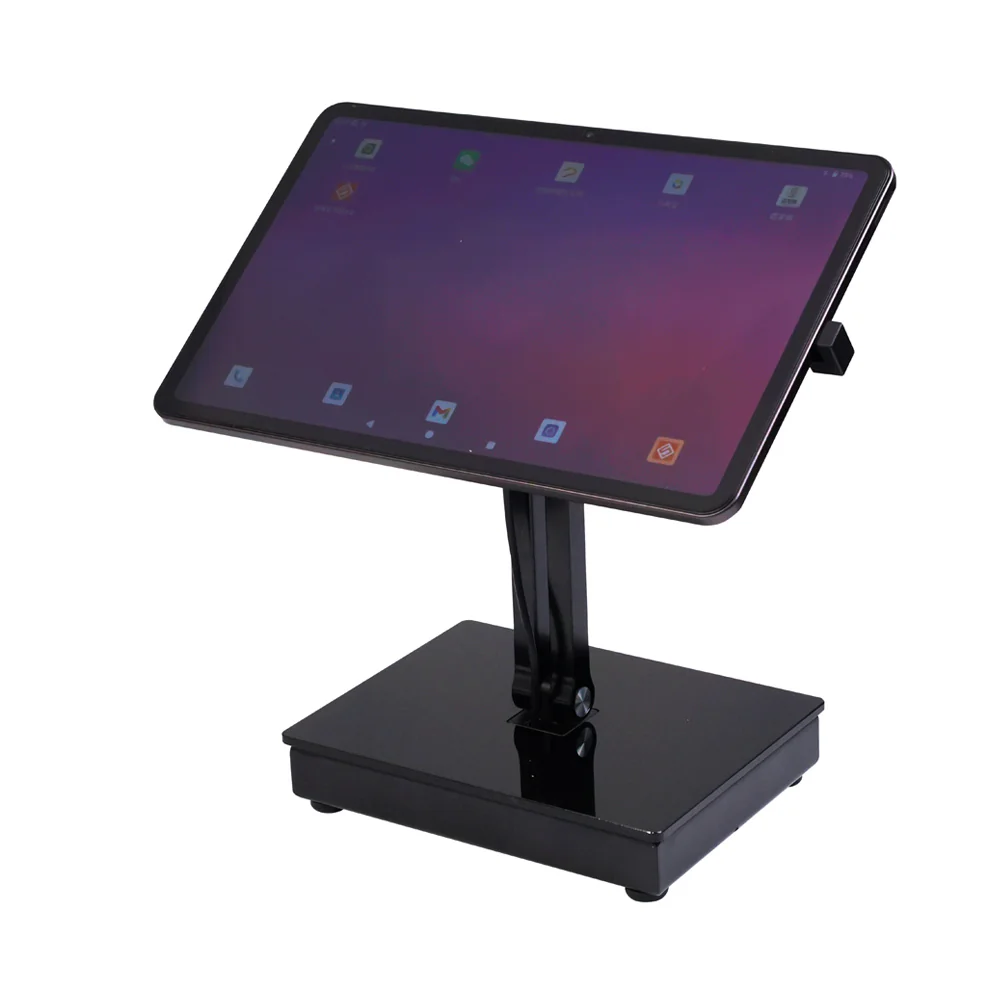S1 Tablet POS front display running restaurant POS software with menu grid