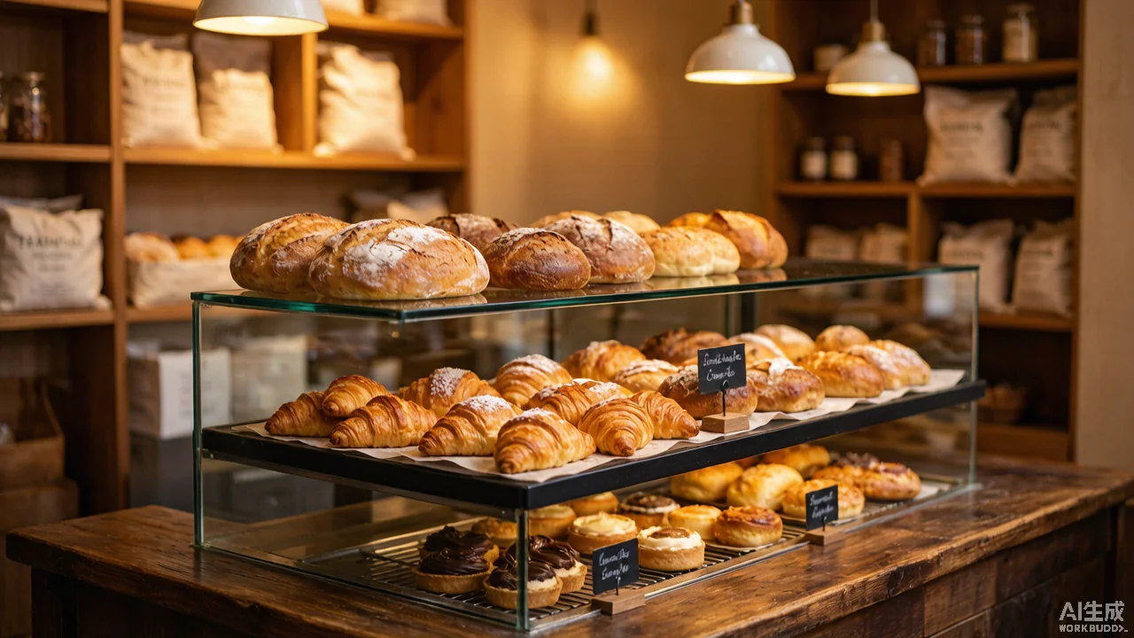 Bakery bread and pastry labelling