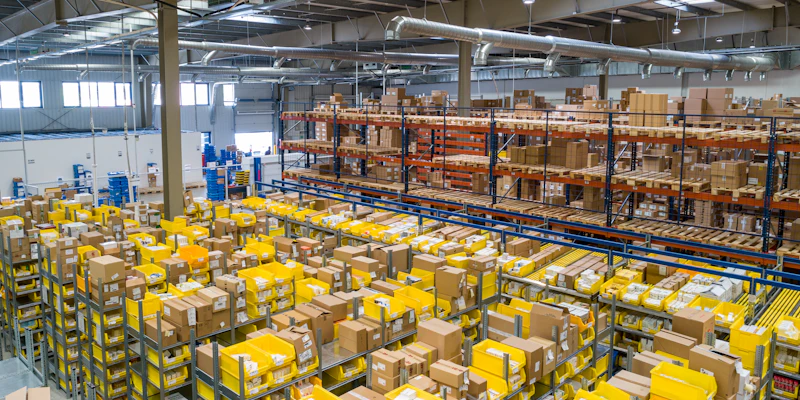 Logistics warehouse barcode and RFID label printing