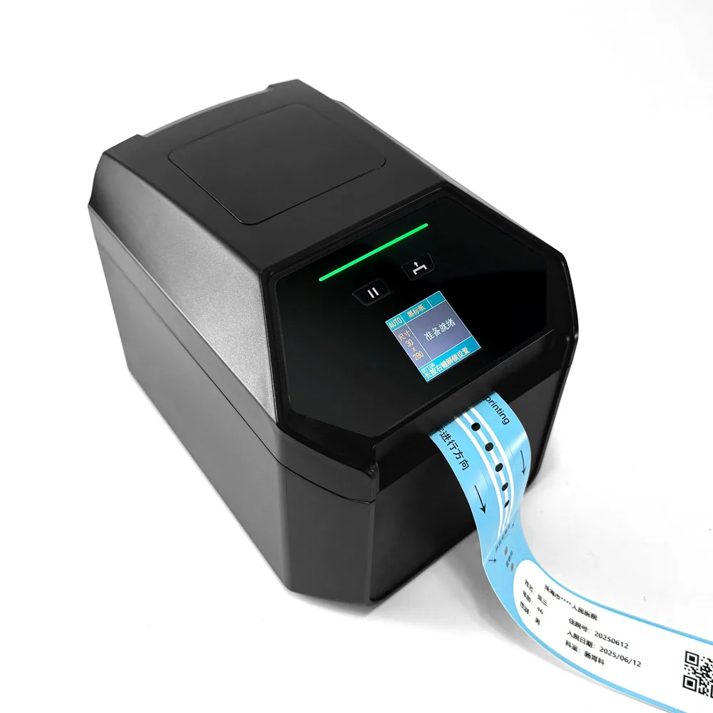 LabelPrint 300+ wristband printer printing customized wristbands